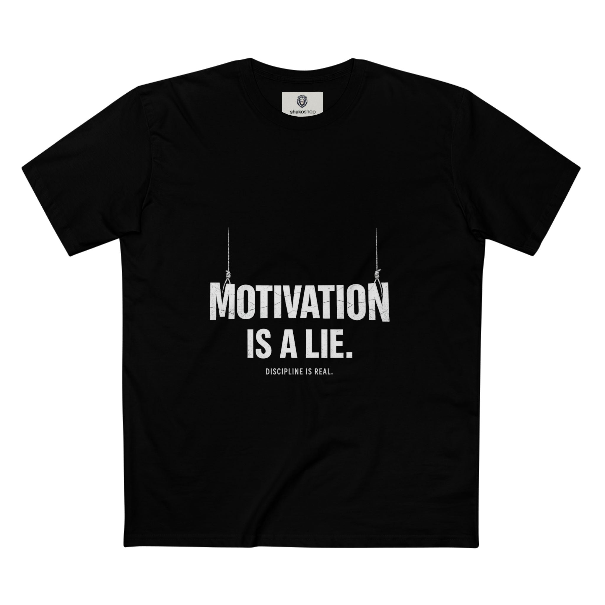 Motivation Is a Lie Tee — Discipline Is Real Gym T‑Shirt