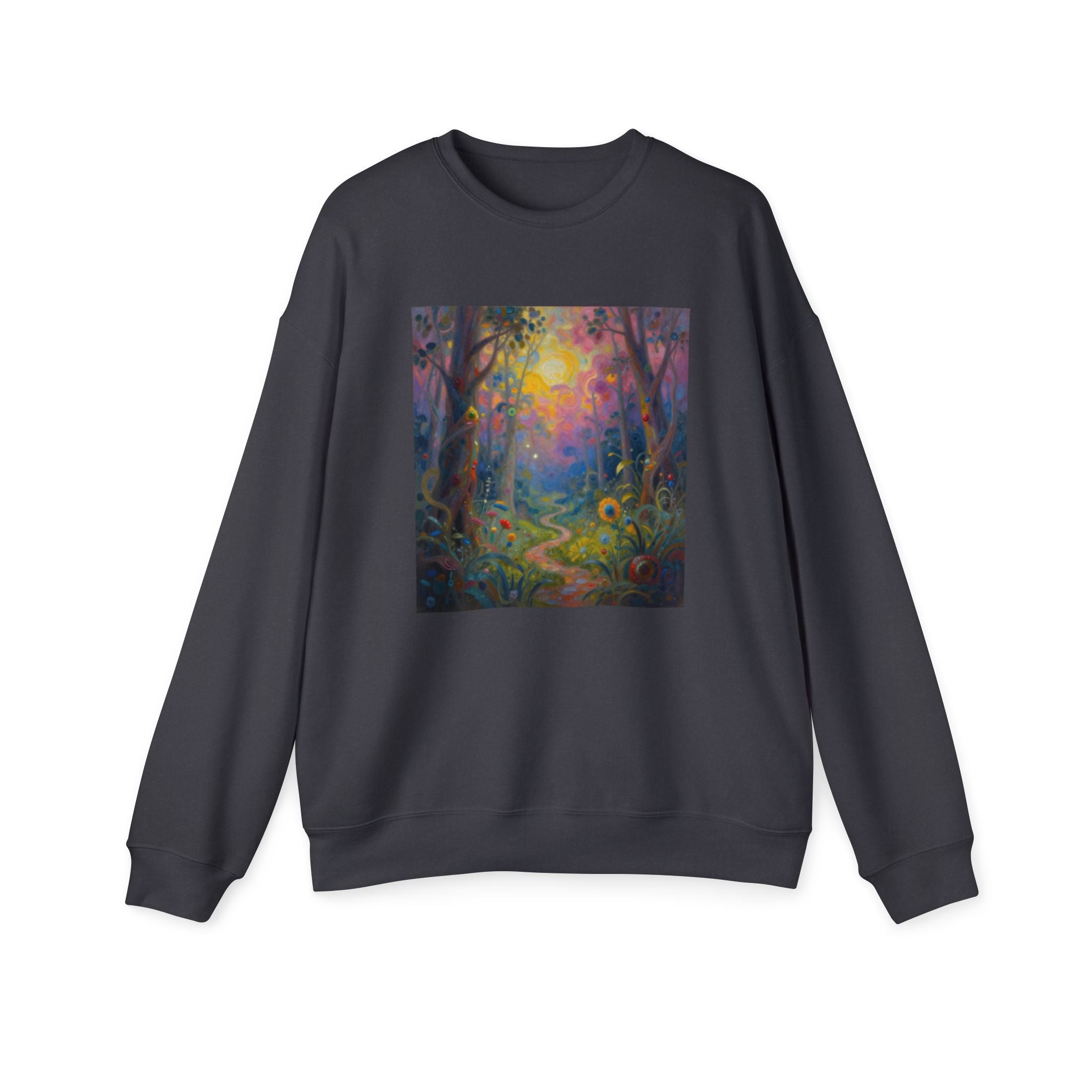 Mystical Forest Sweatshirt – Enchanted Path Art Print