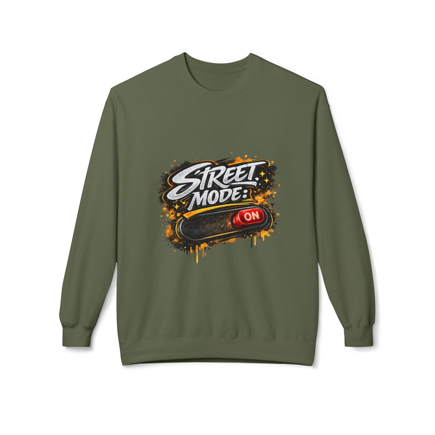 Women's Street Mode Crewneck Sweatshirt – 'Street Mode: On' Graphic Pullover