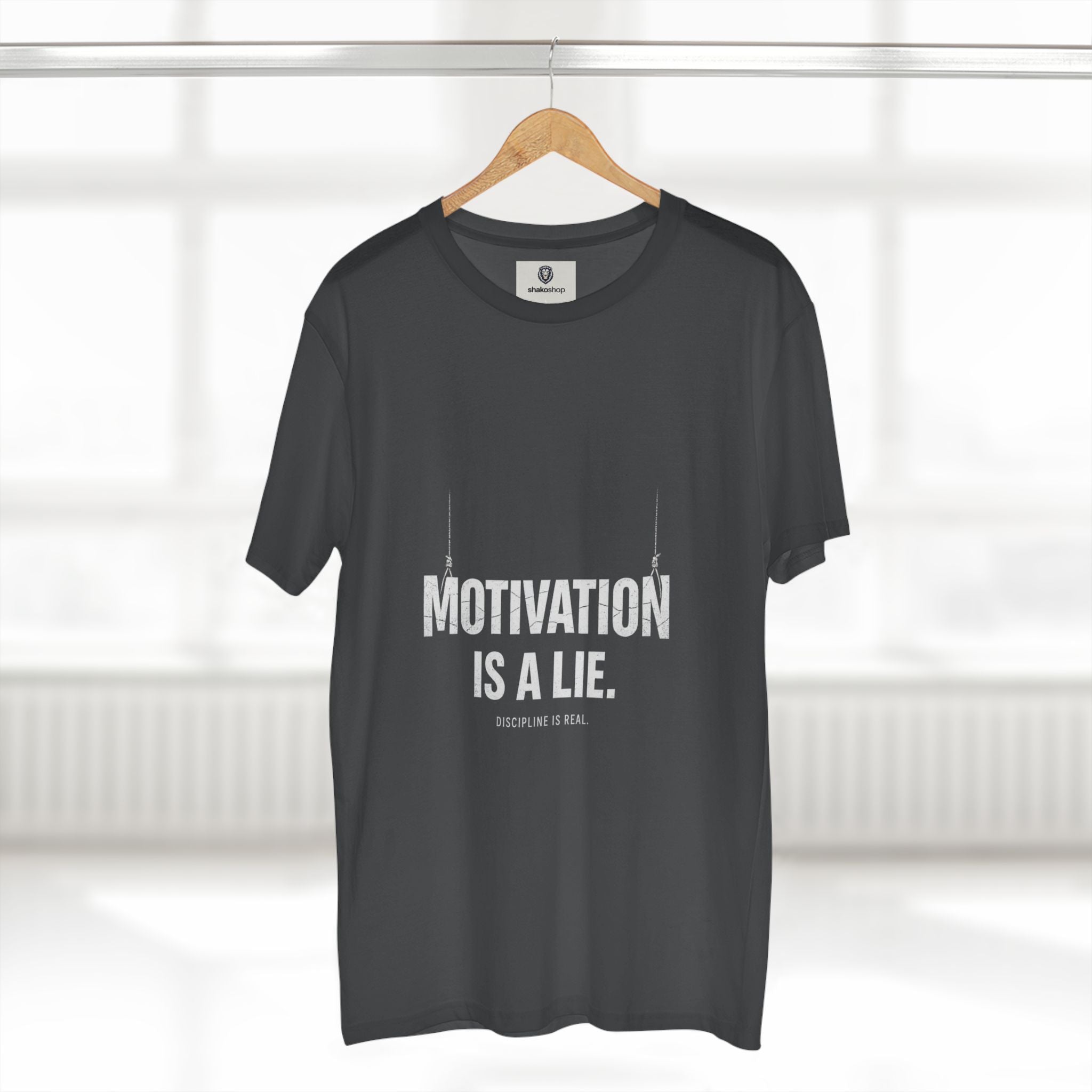 Motivation Is a Lie Tee — Discipline Is Real Gym T‑Shirt