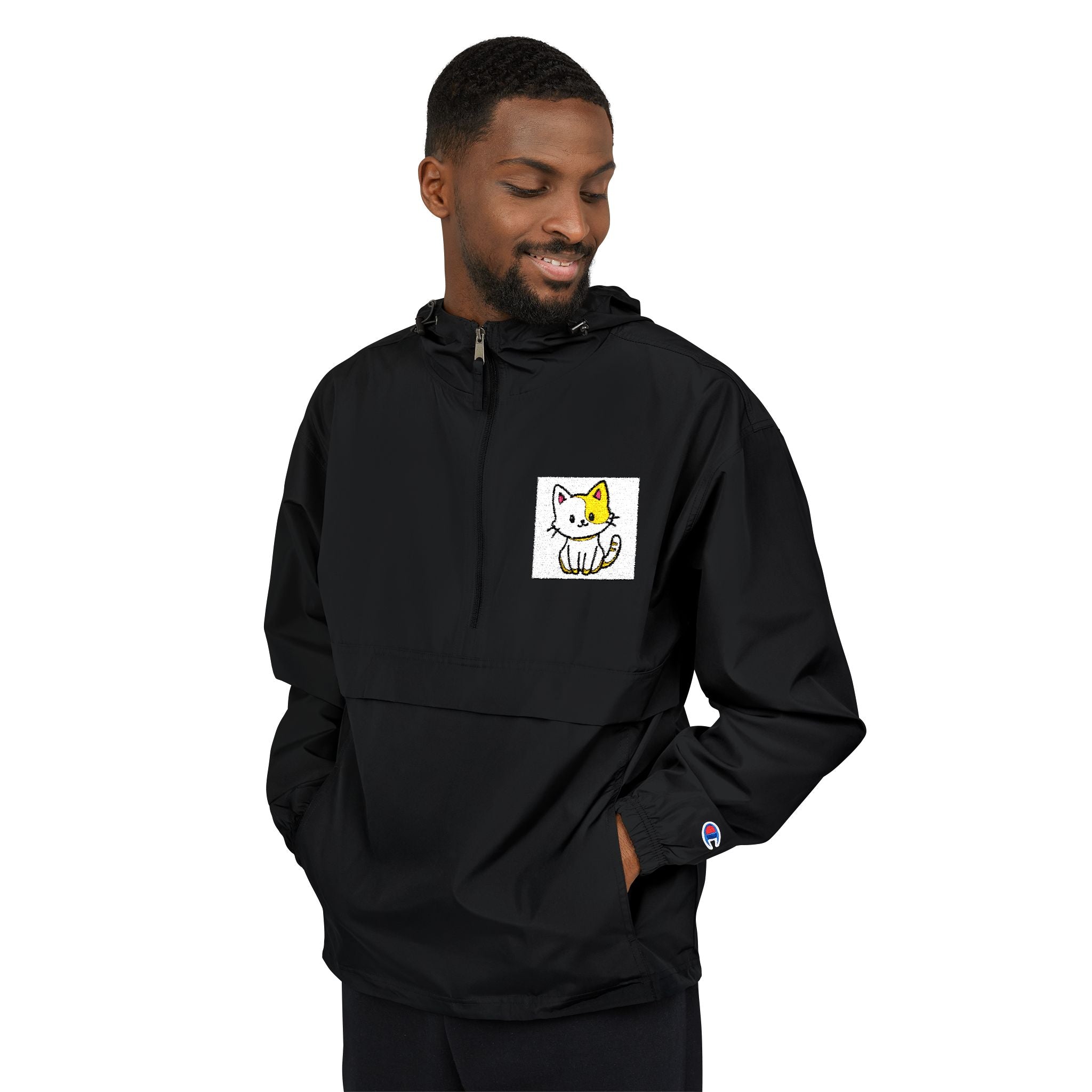 Packable Anorak Jacket — Cute Yellow Bird Graphic