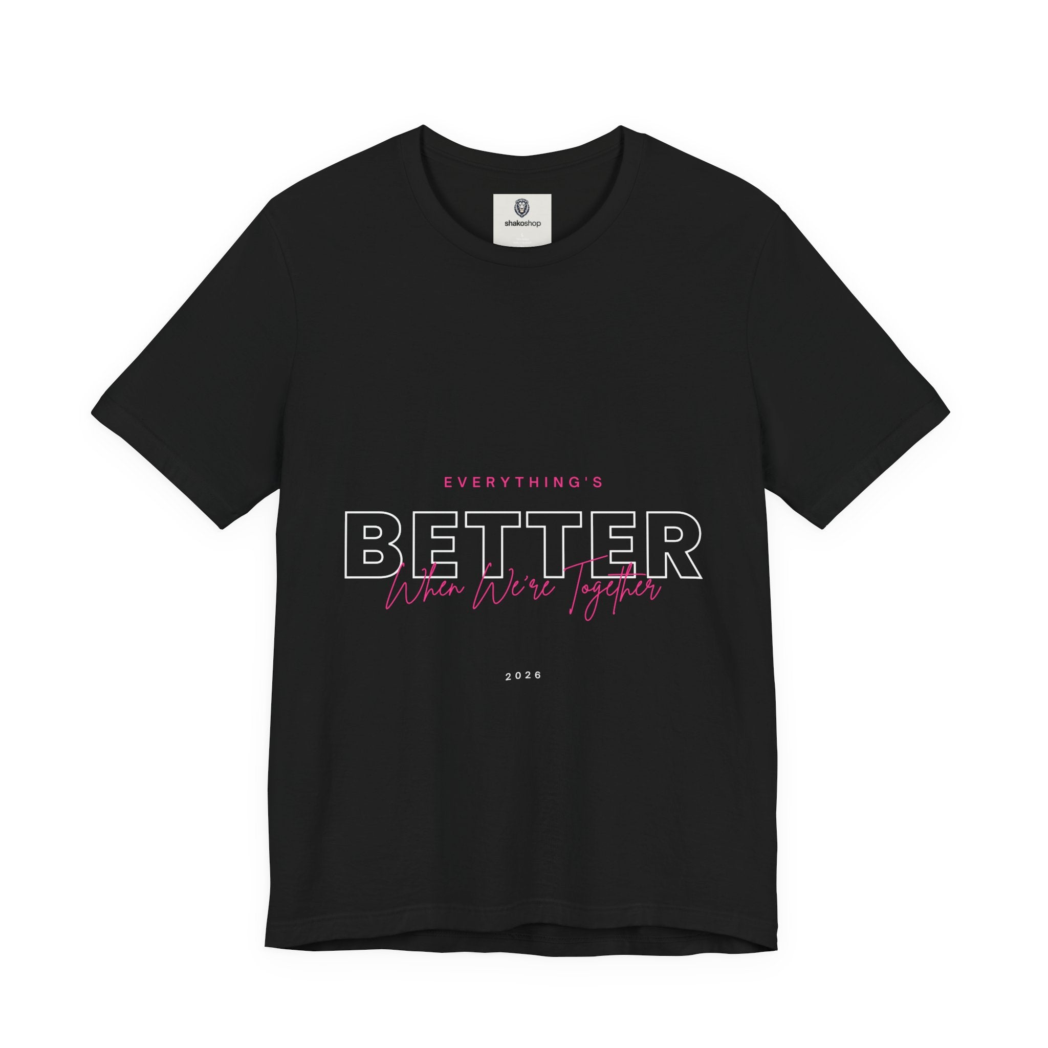 Better When We're Together Tee — Retro Script Love Graphic T-Shirt