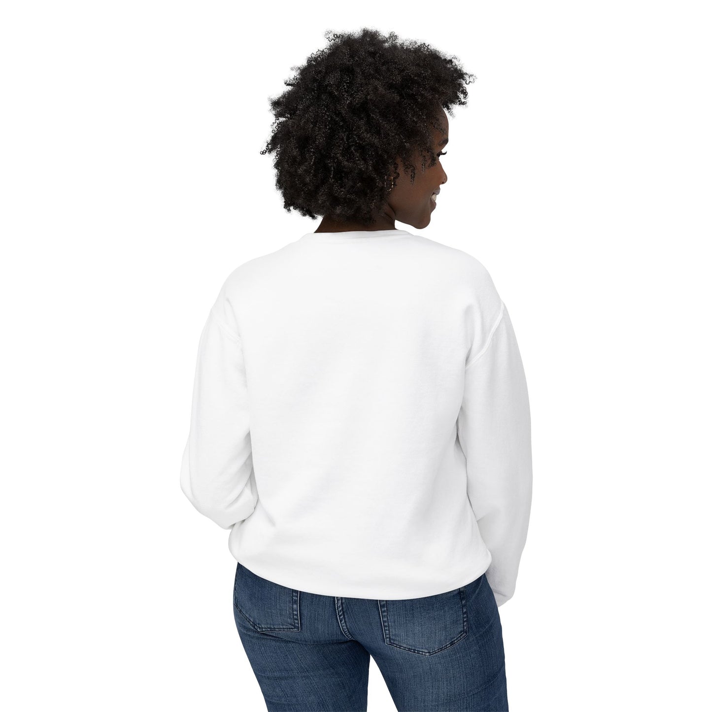 Women's Minimal Silhouette Crewneck Sweatshirt — Touch of Elegance Graphic