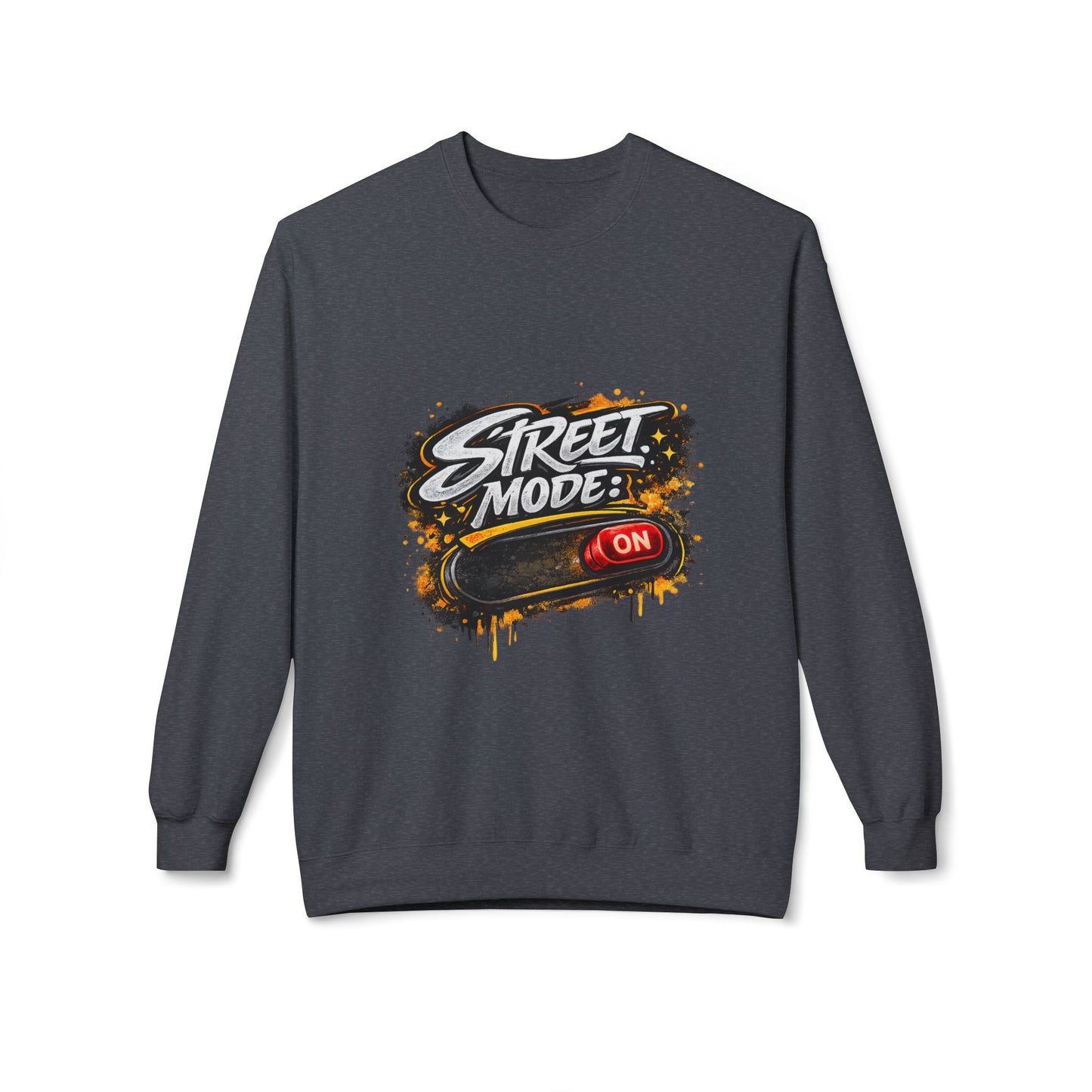 Women's Street Mode Crewneck Sweatshirt – 'Street Mode: On' Graphic Pullover