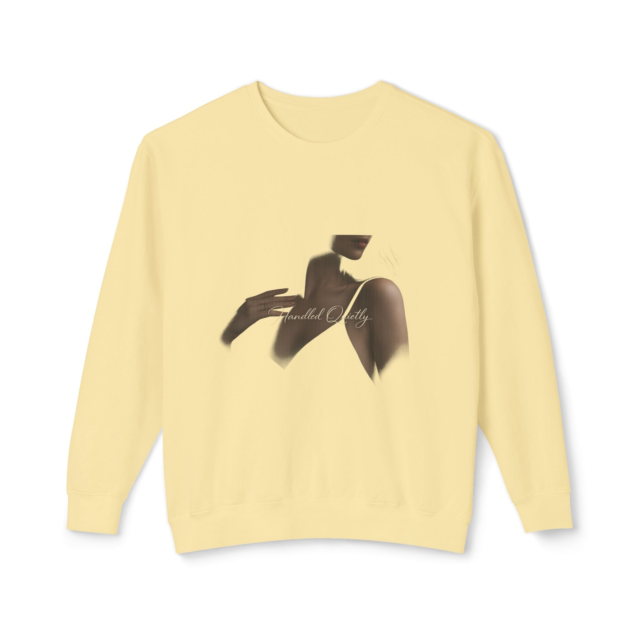 Minimal Silhouette Crewneck Sweatshirt — Touch of Elegance Graphic