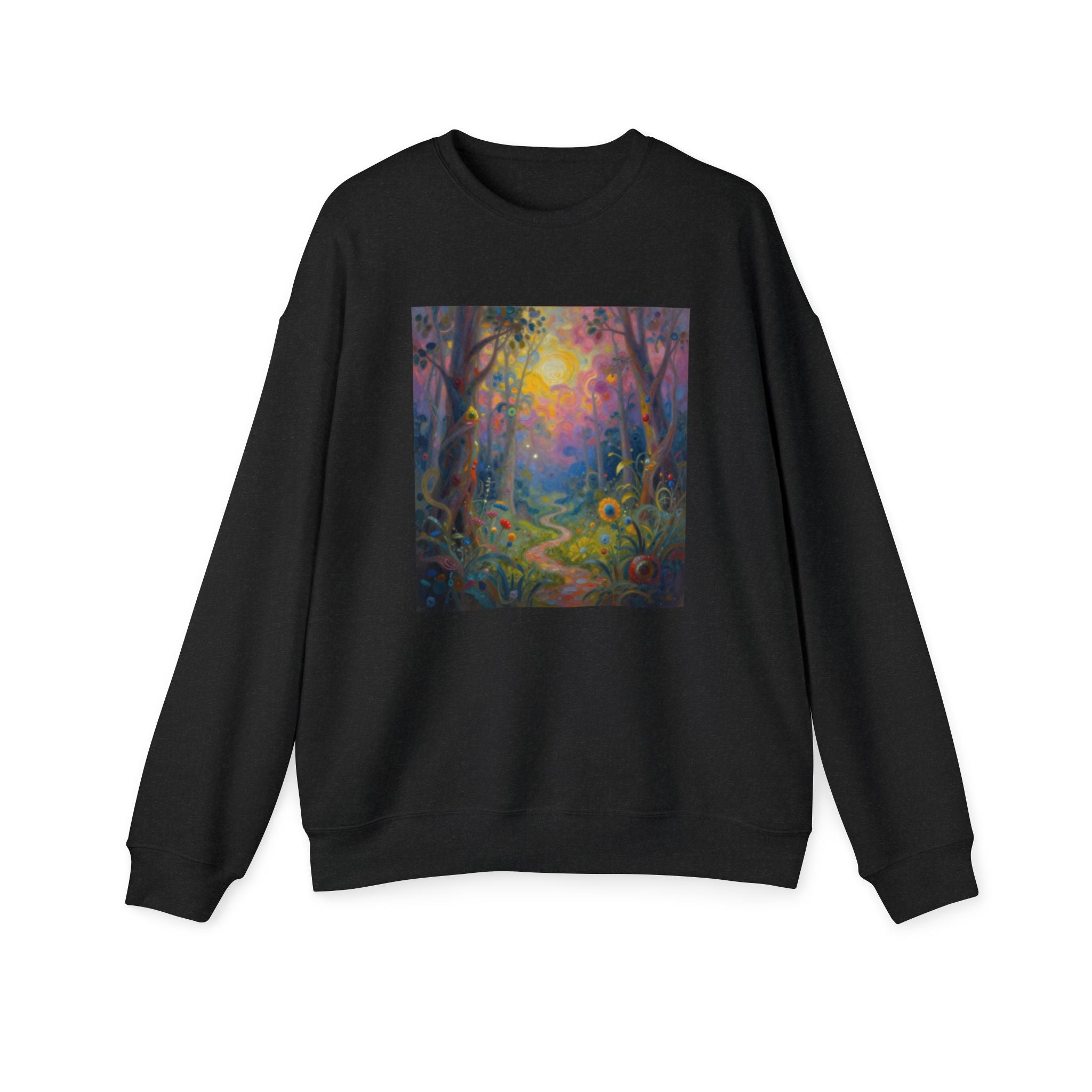 Mystical Forest Sweatshirt – Enchanted Path Art Print