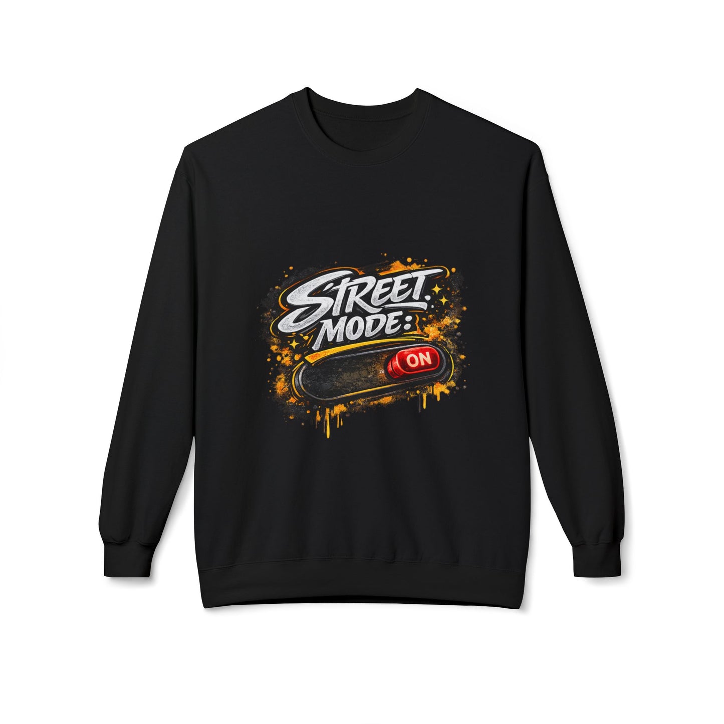 Women's Street Mode Crewneck Sweatshirt – 'Street Mode: On' Graphic Pullover