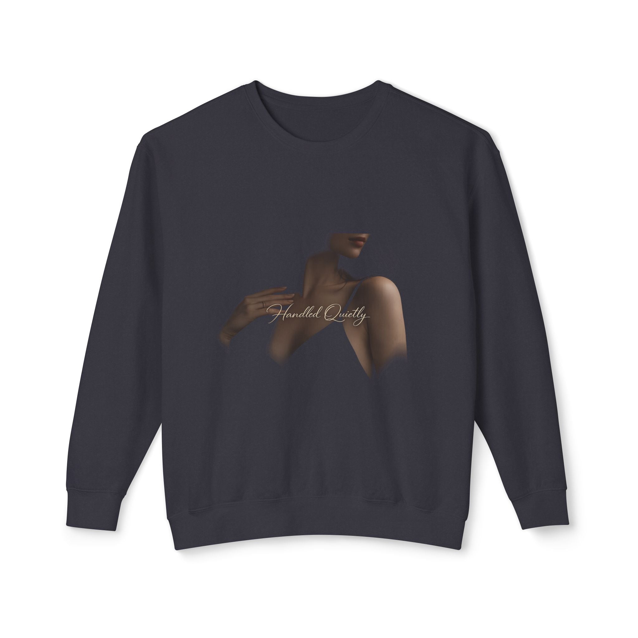 Minimal Silhouette Crewneck Sweatshirt — Touch of Elegance Graphic