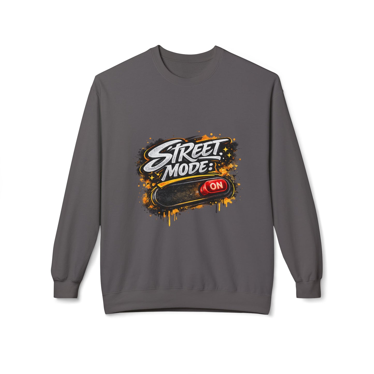 Women's Street Mode Crewneck Sweatshirt – 'Street Mode: On' Graphic Pullover