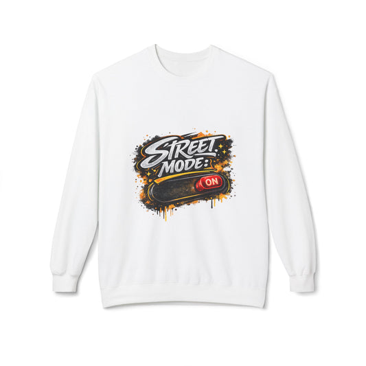 Women's Street Mode Crewneck Sweatshirt – 'Street Mode: On' Graphic Pullover