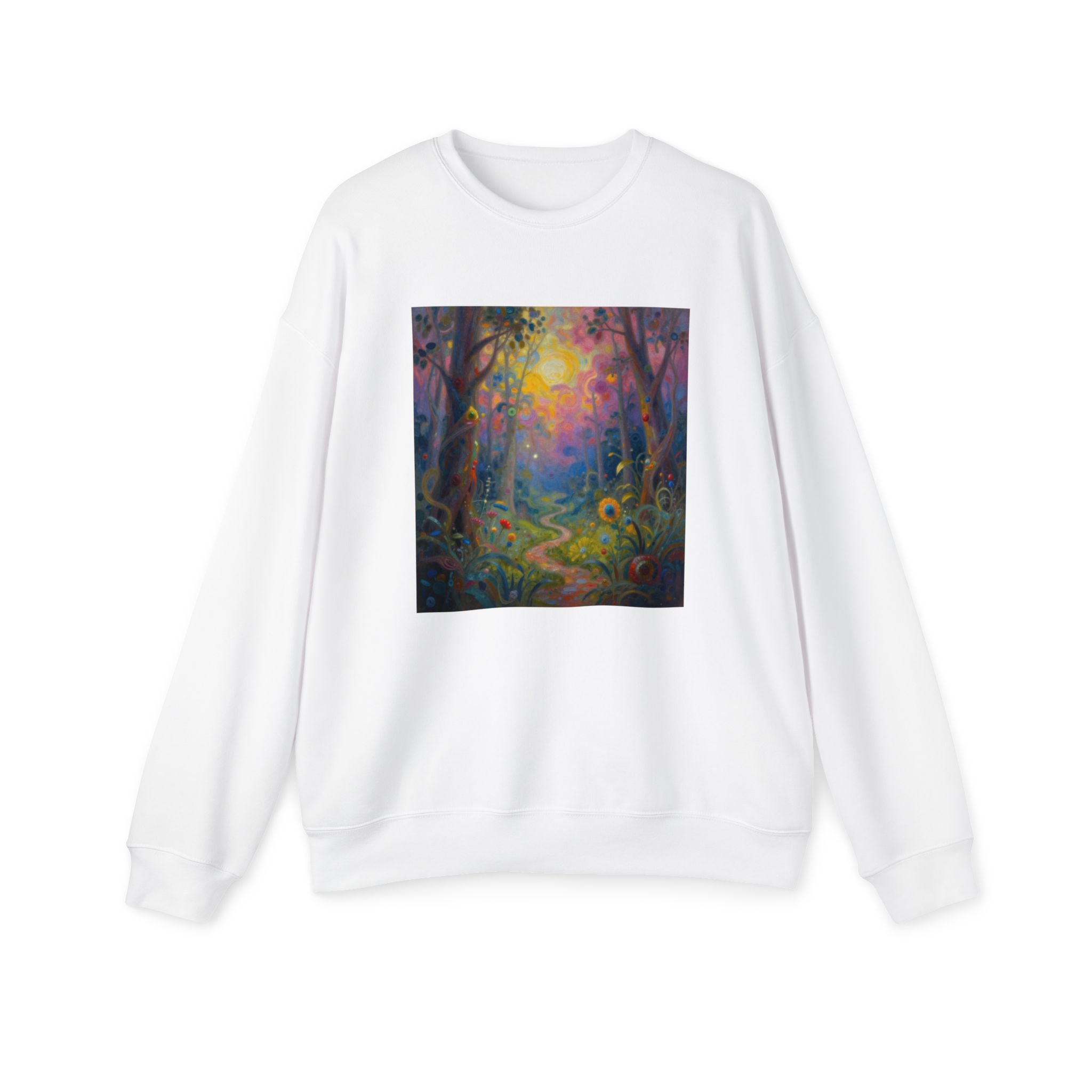 Mystical Forest Sweatshirt – Enchanted Path Art Print